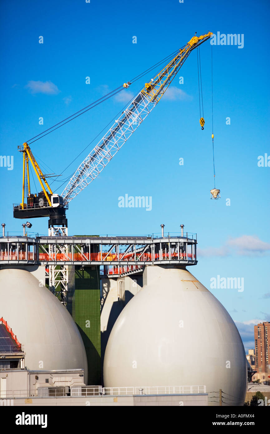 WATER TREATMENT PLANT, CONSTRUCTION Stock Photo Alamy