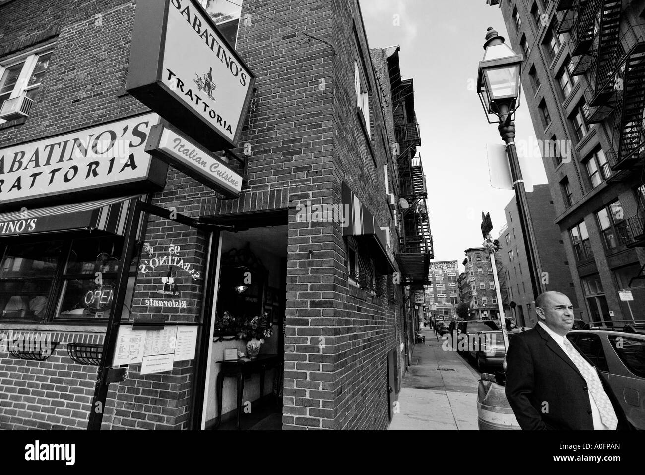 sabatino s italian restaurant in north end boston Stock Photo Alamy