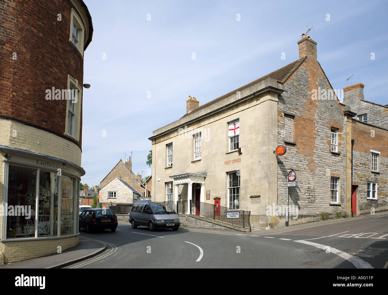 The Post Office, Langport, Somerset, England Stock Photo