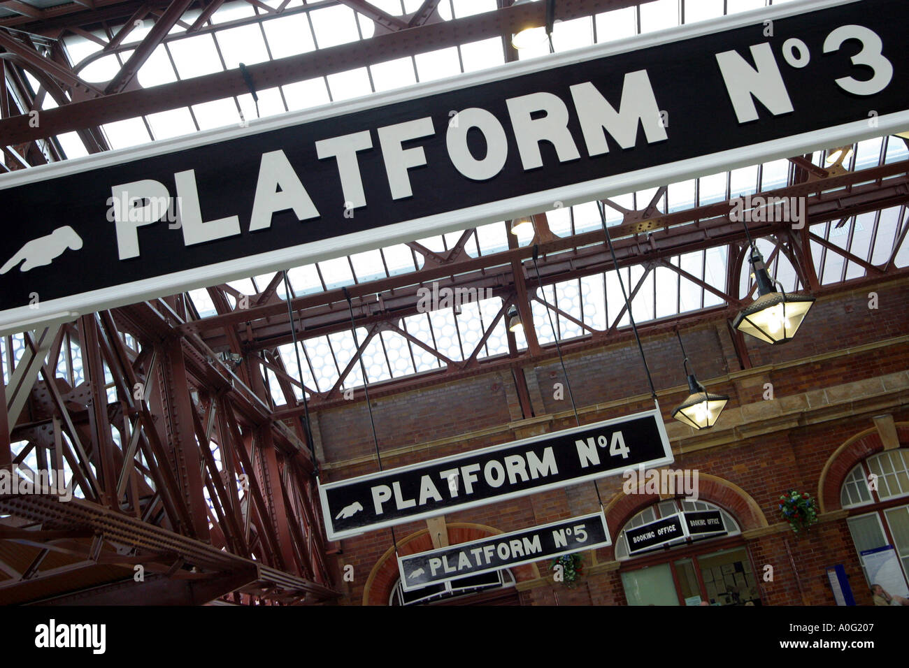 Moor Street railway station near to the Bullring Stock Photo