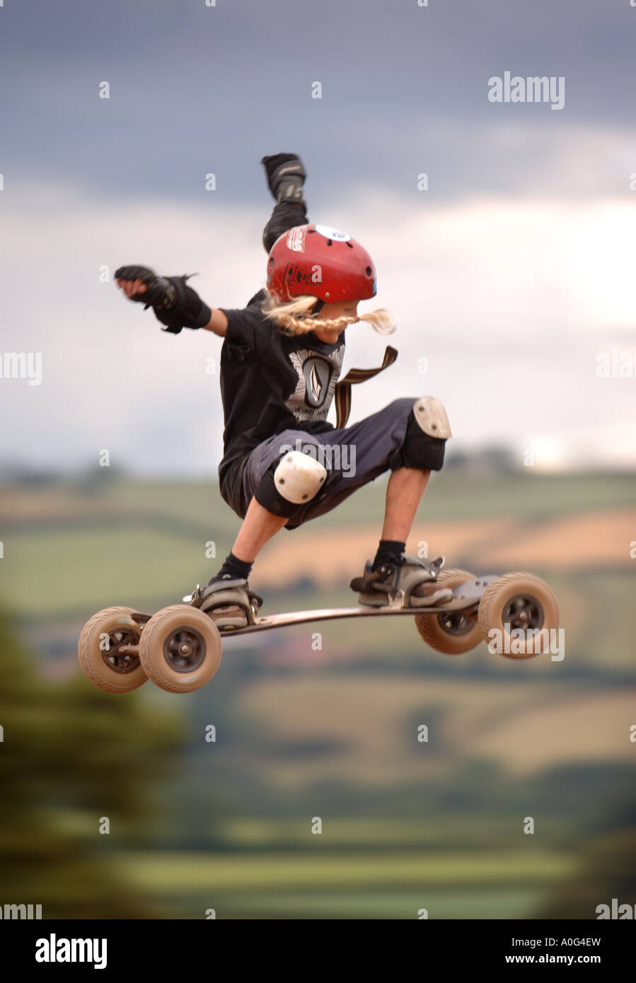 MOUNTAIN BOARDING AT THE GREEN MAN MOUNTAIN BOARD CENTRE PENPONT NEAR