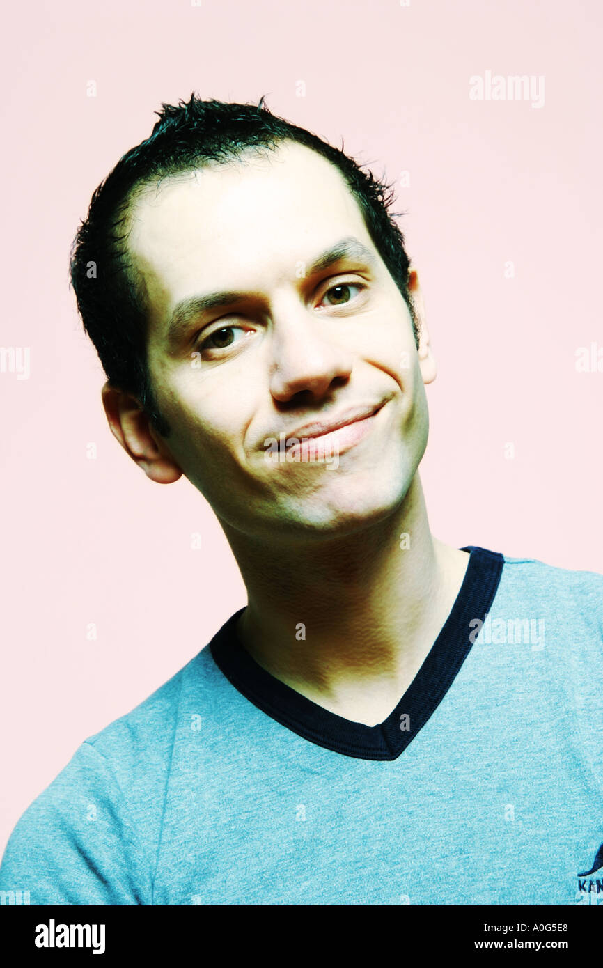 Portrait of a young man looking at the camera Stock Photo