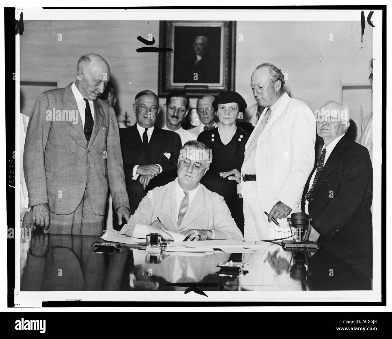 Social security signs Black and White Stock Photos Images Alamy