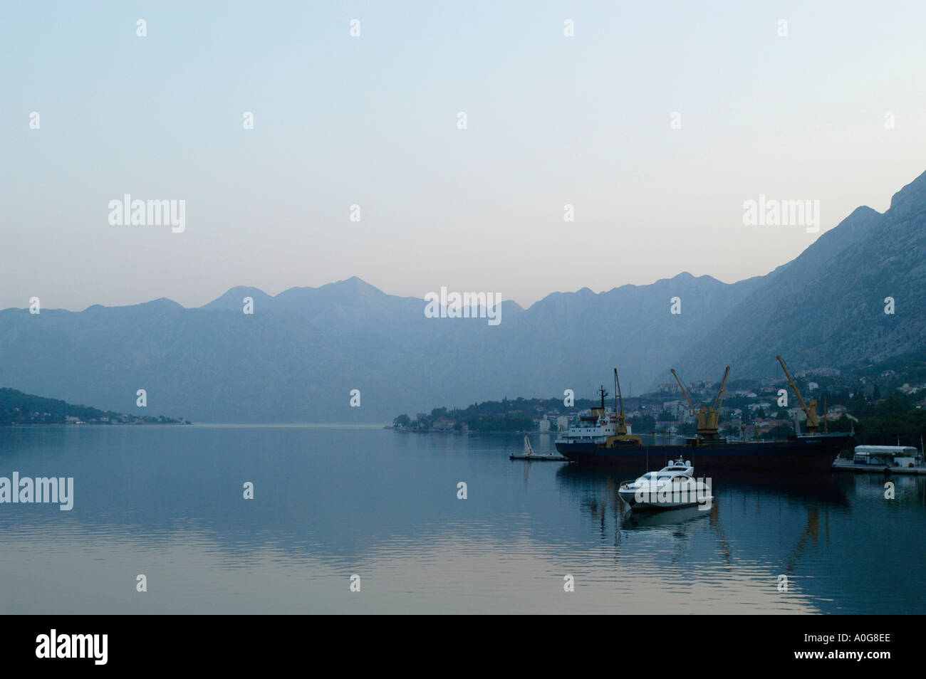 UNESCO World Heritage, Bay of Kotor Stock Photo