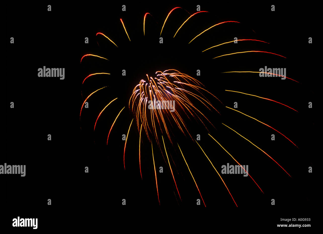 Fireworks July 4 Independence Day Wheaton Illinois USA Stock Photo Alamy