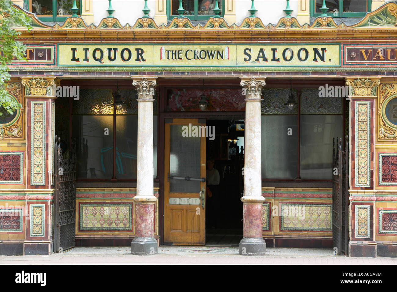 The Crown Liquor Saloon on Great Victoria Street, Belfast, Northern