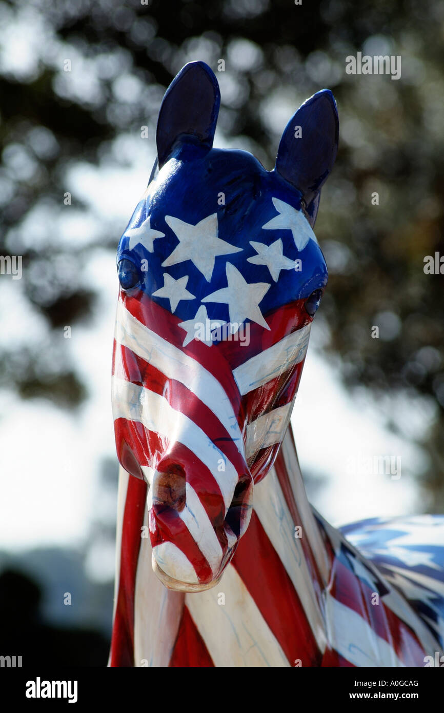 Painted horse at Padua Stables in Ocala Florida USA Stock Photo Alamy