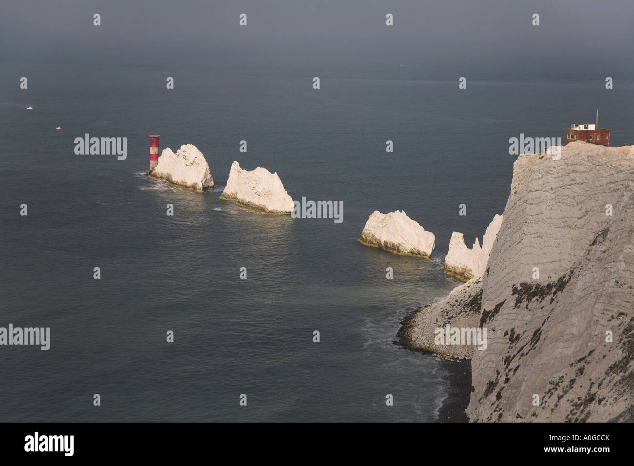 The Needles Isle of Wight Stock Photo Alamy
