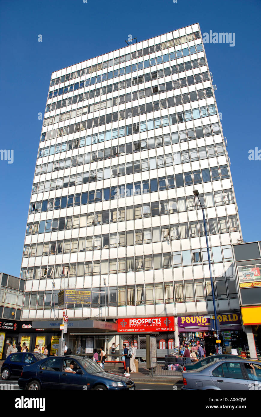 Premier House Edgware London Stock Photo Alamy