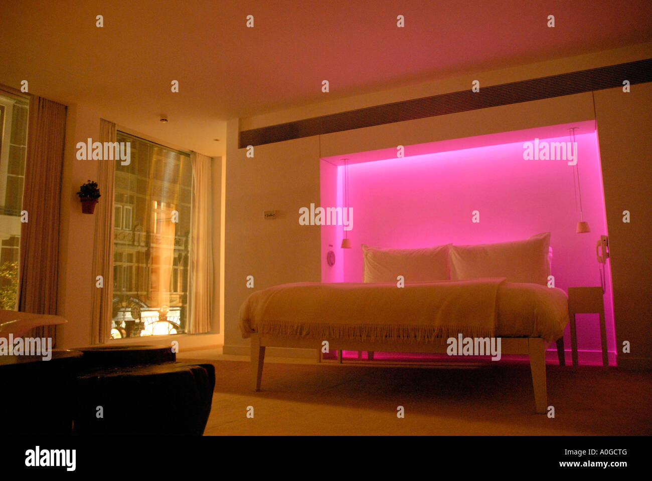 Bedroom With Colour Mood Lighting In St Martins Hotel St Martins