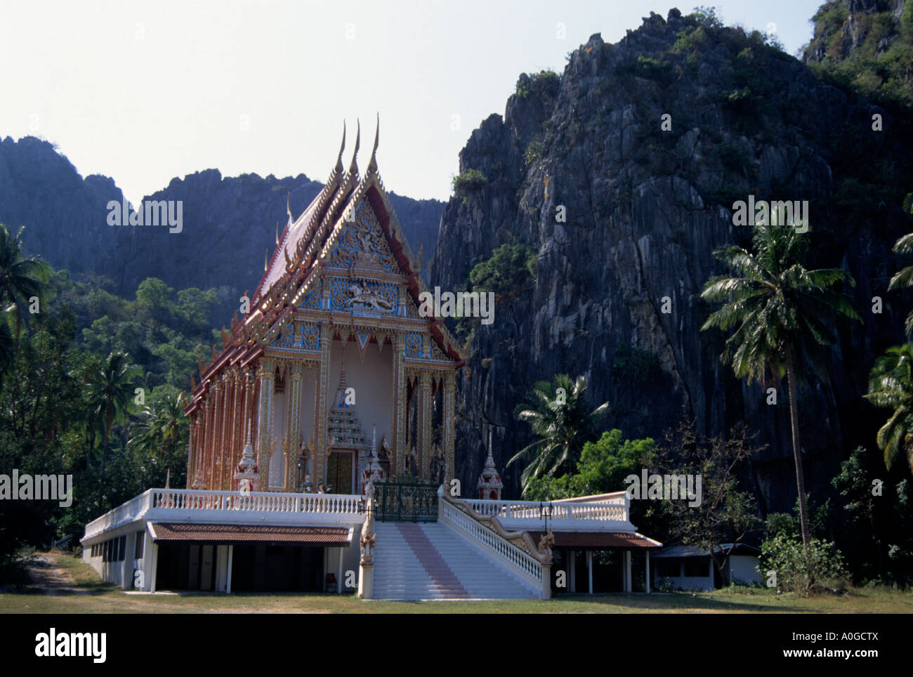 A Buddhist temple in Thailand. Stock Photo