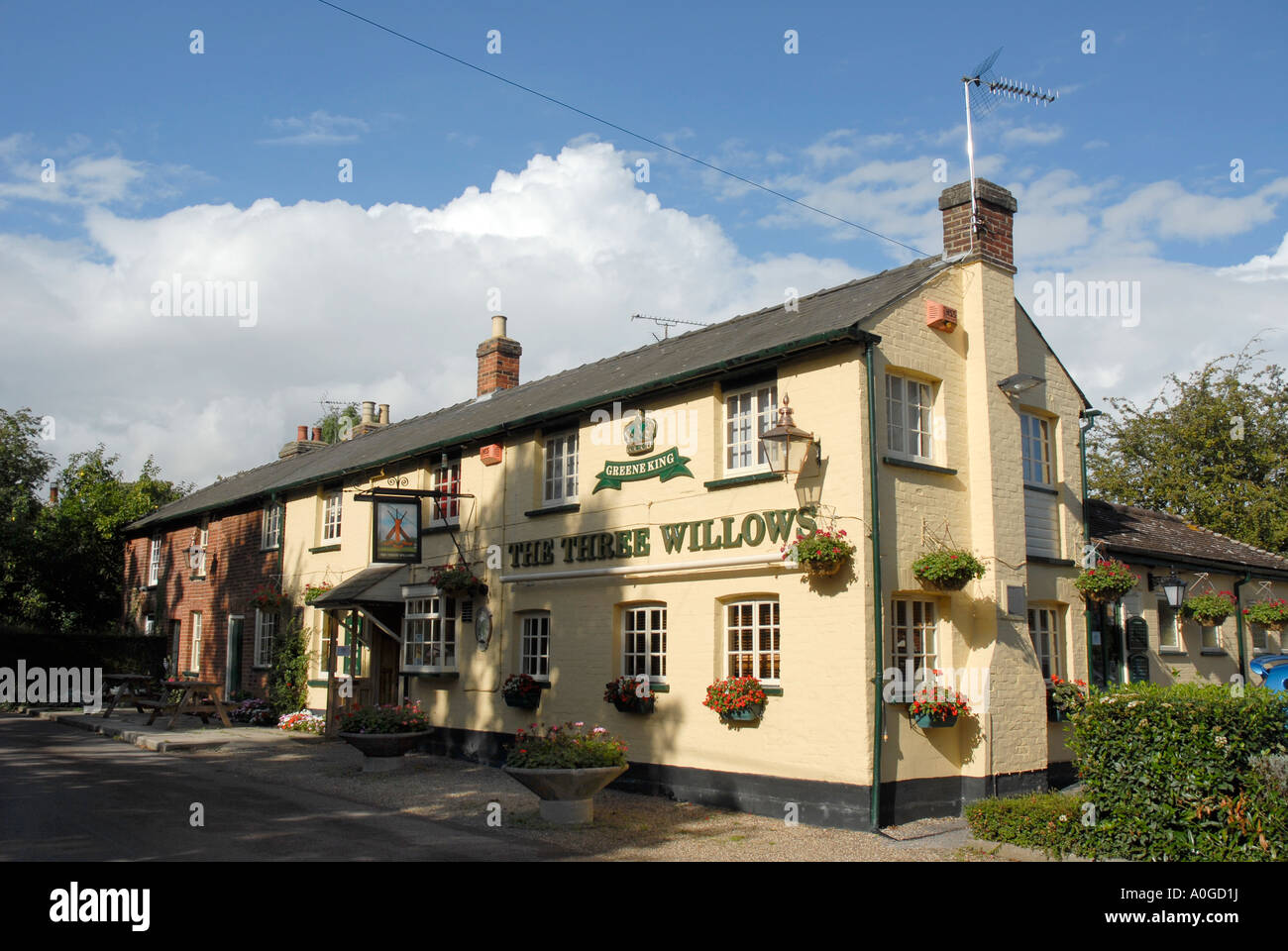 The Three Willows pub Birchanger Hertfordshire Stock Photo Alamy