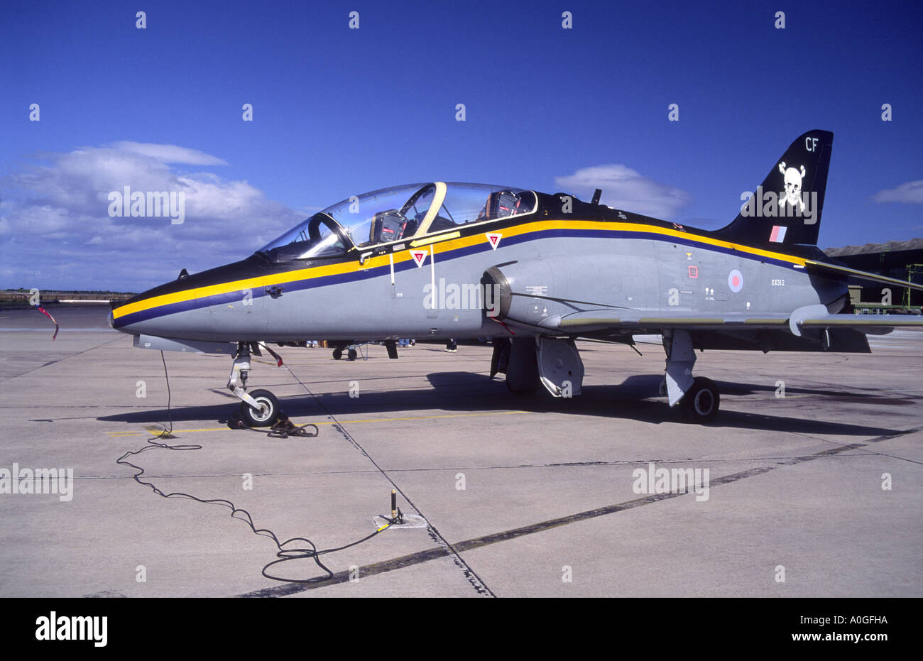 British Aerospace HS Hawk T1. Military trainer aircraft.  GAV 2125-182 Stock Photo