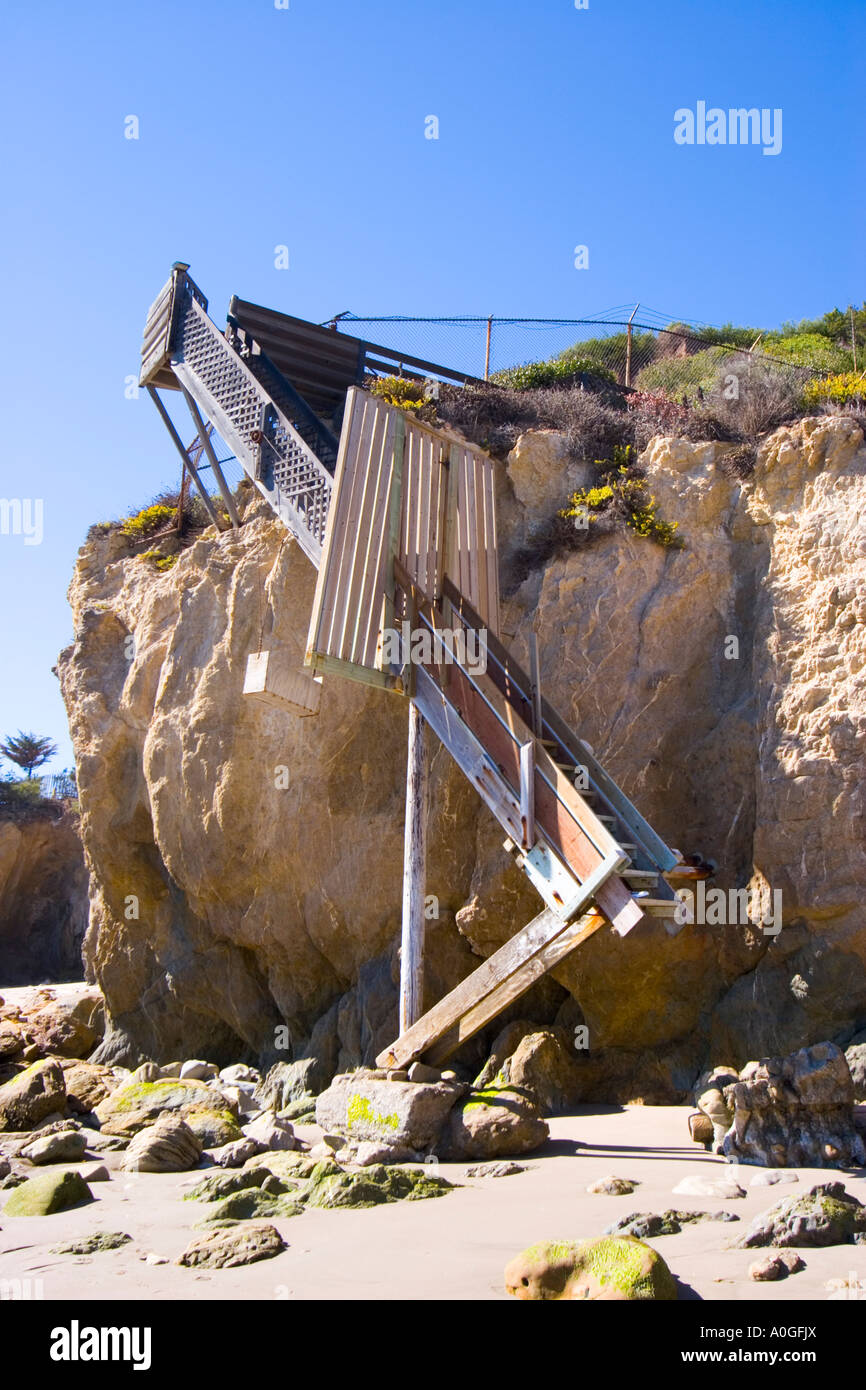 View of Private beach access Stock Photo - Alamy