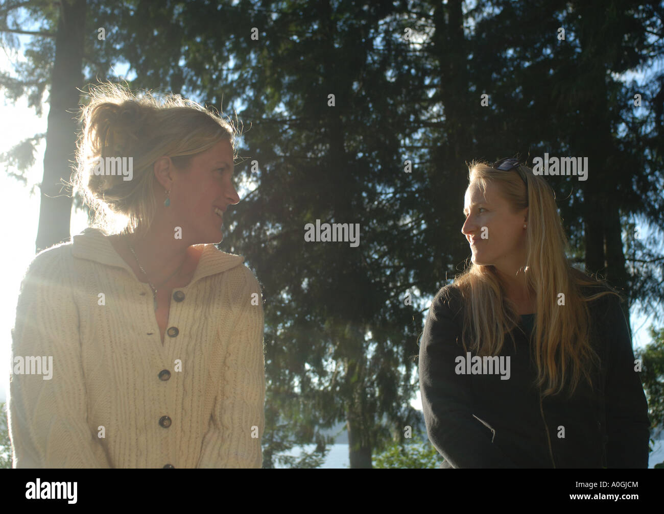 Two women sit on porch hi-res stock photography and images - Alamy