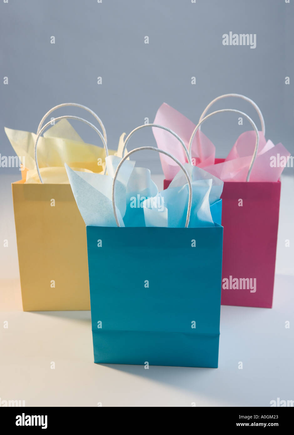 gift bags and tissue paper