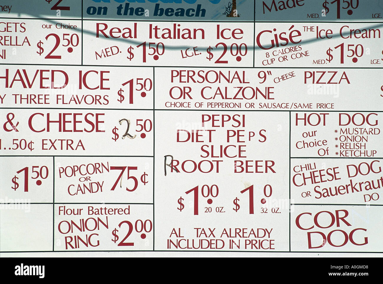 Fast food venice beach california hires stock photography and images