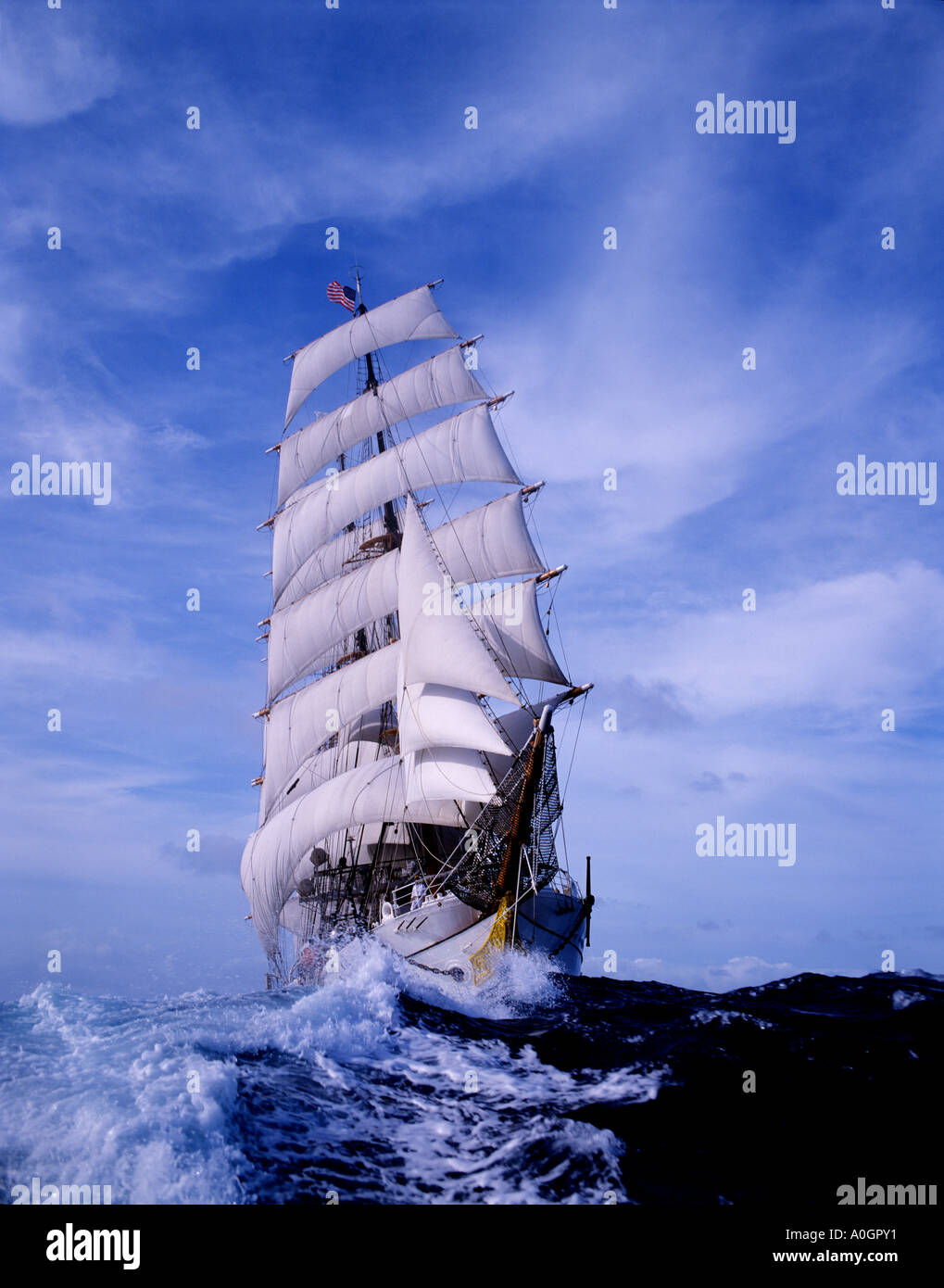 Nippon maru tall sailing ship hi-res stock photography and images - Alamy