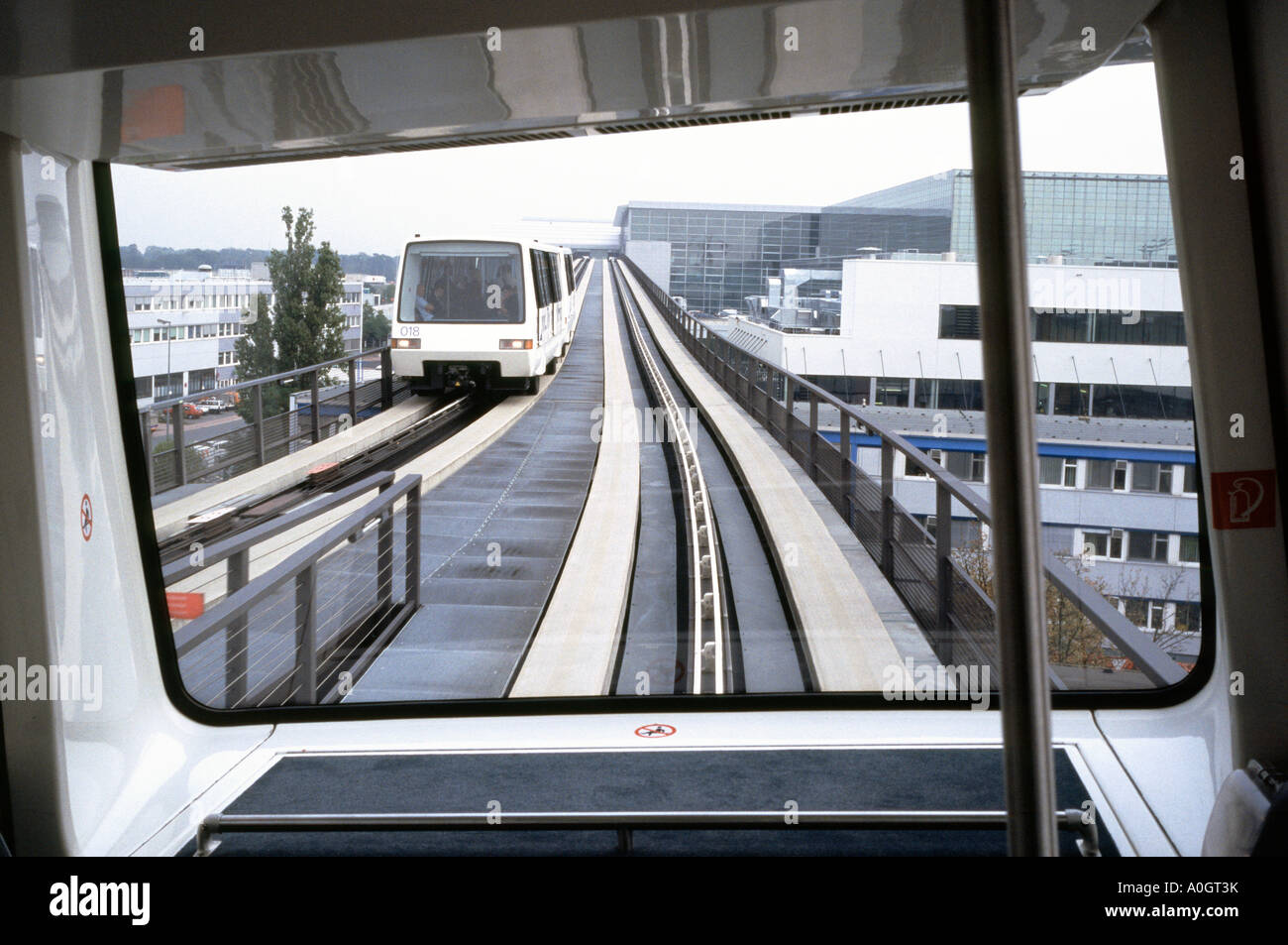 Sky Line rail shuttle, Frankfurt Airport, Germany Stock Photo Alamy