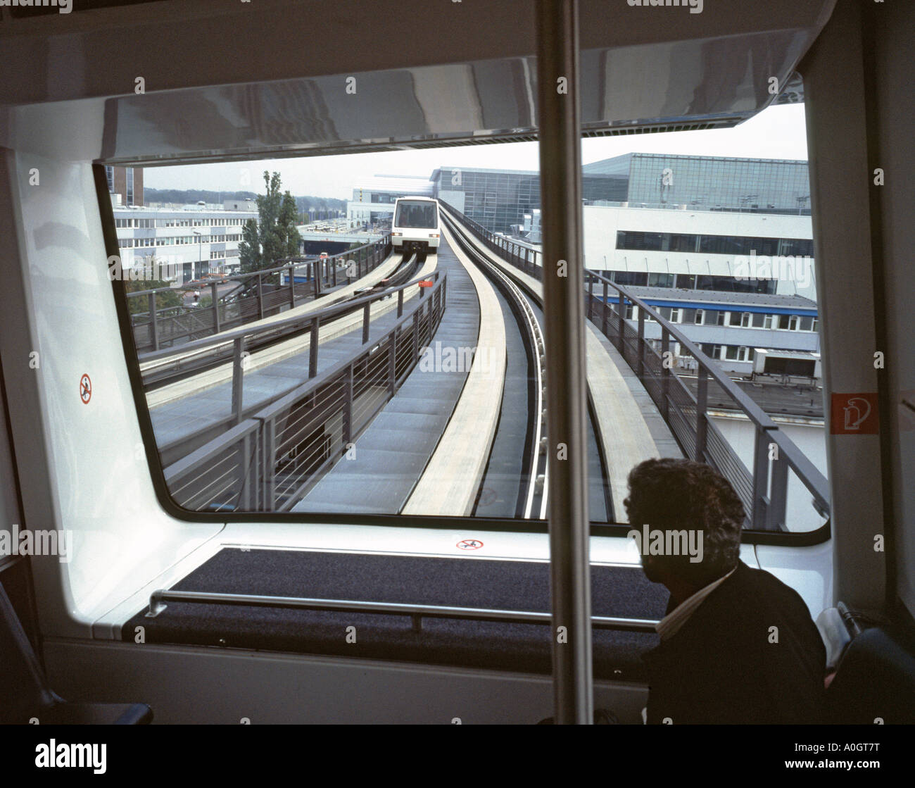 Sky Line rail shuttle, Frankfurt Airport, Germany Stock Photo Alamy