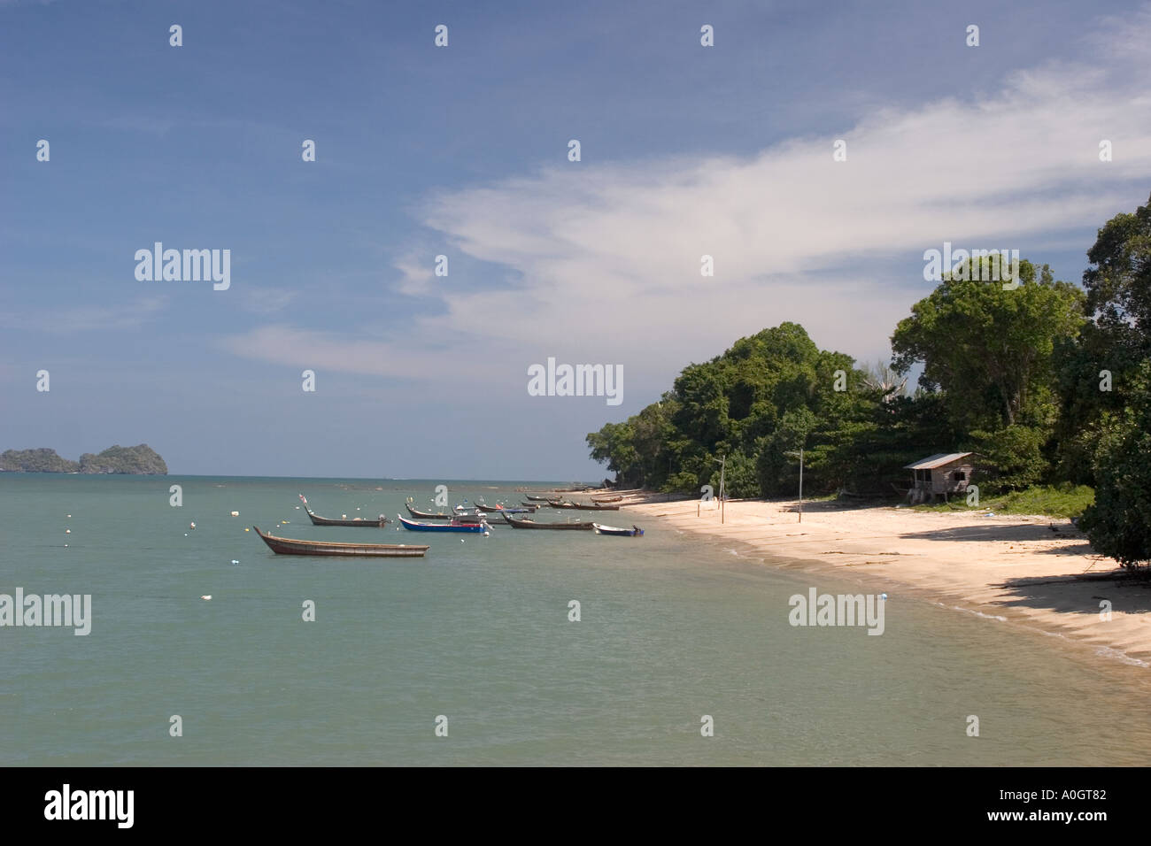 Beach Scene Pulau Langkawi Malaysia Stock Photo Alamy