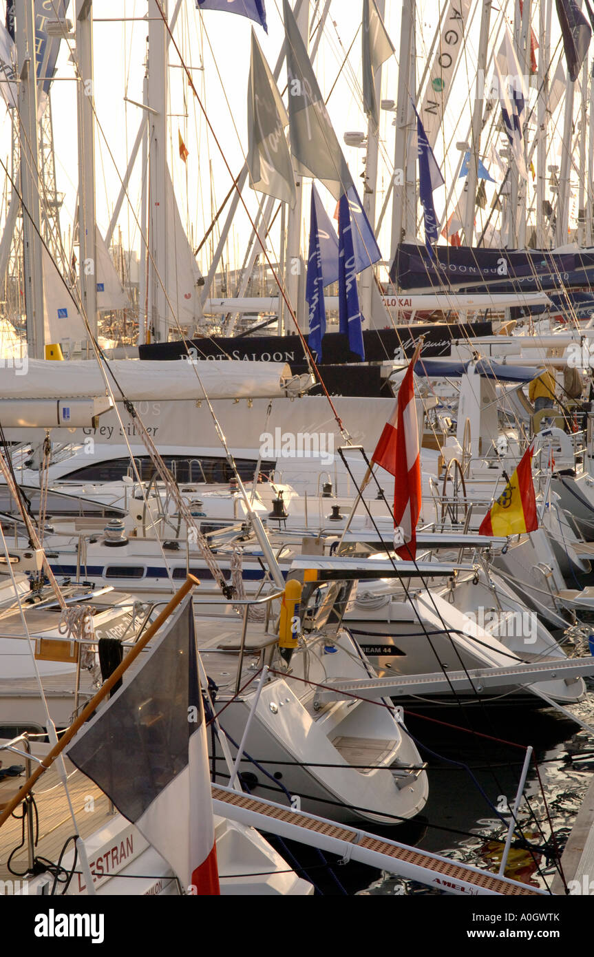 Barcelona Boat Show Stock Photo Alamy