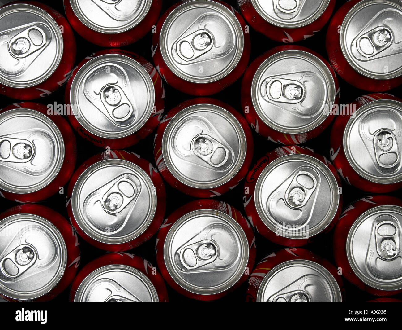 ALUMINIUM SOFT DRINK CANS Stock Photo Alamy