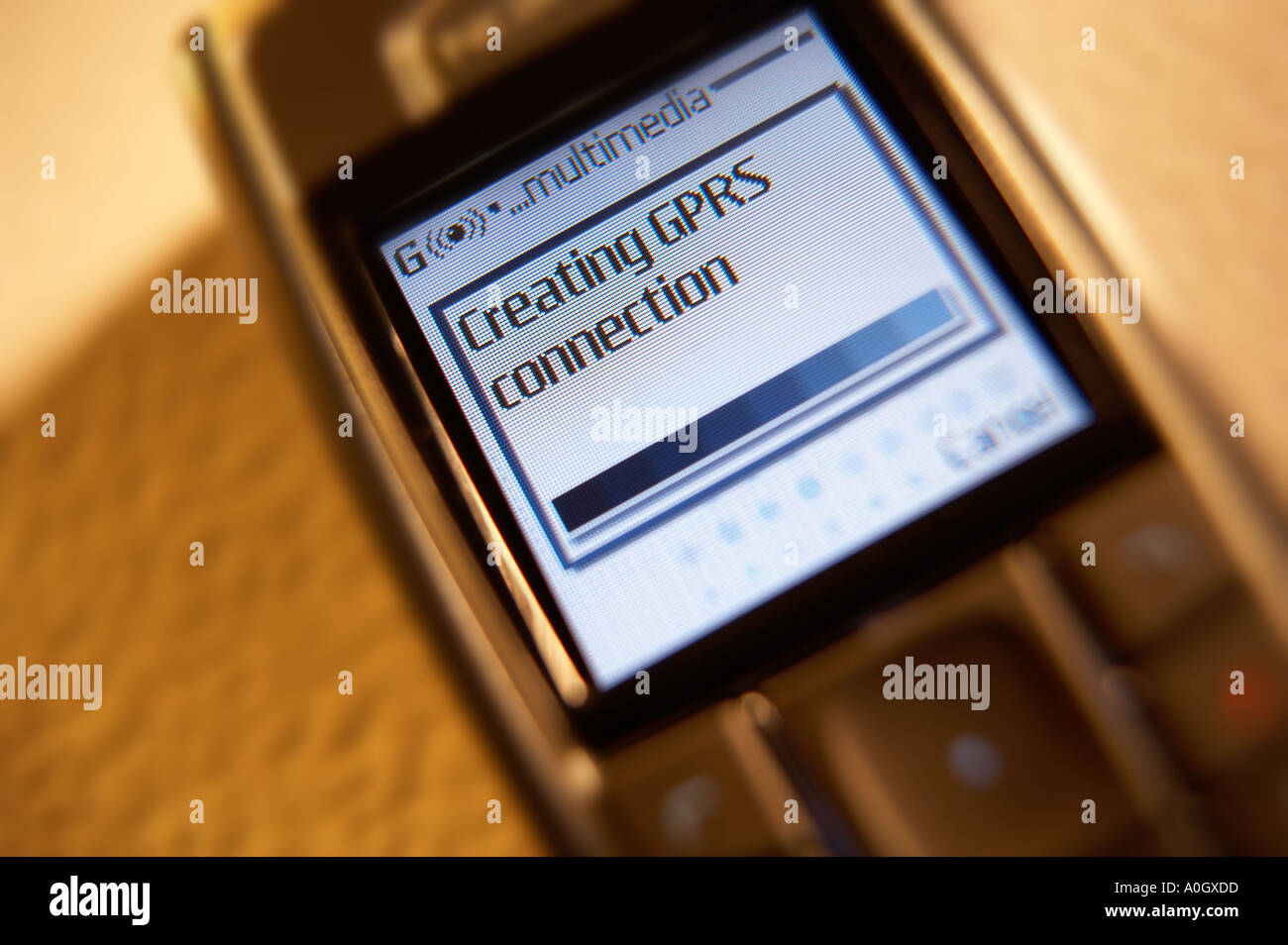 Gprs on phone hi-res stock photography and images - Alamy