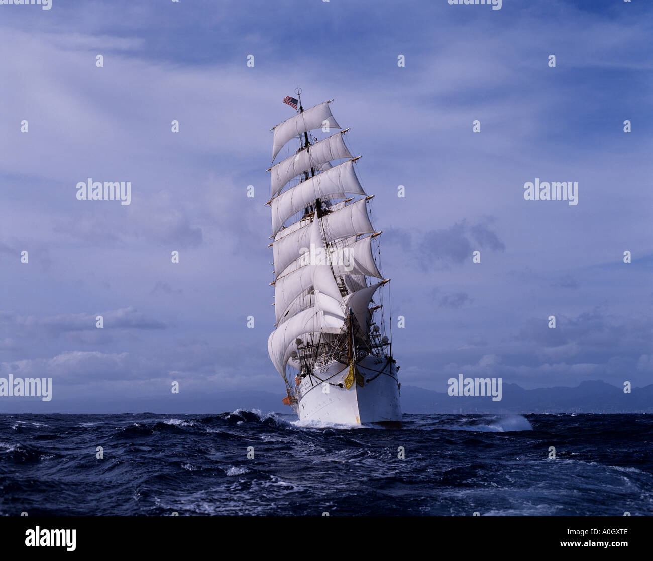 Nippon maru tall sailing ship hi-res stock photography and images - Alamy