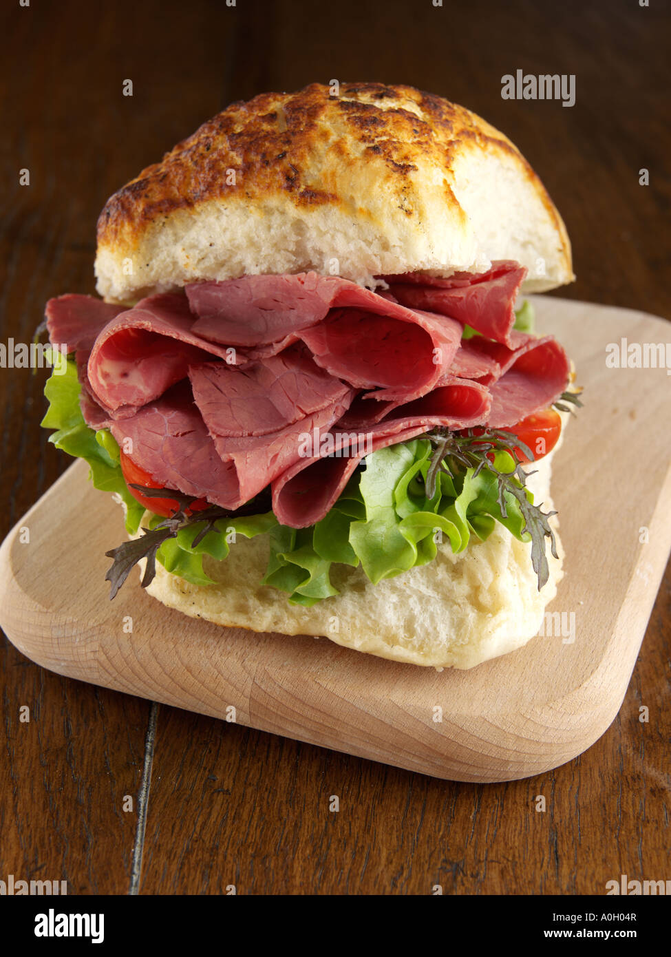 Corned beef roll Stock Photo Alamy