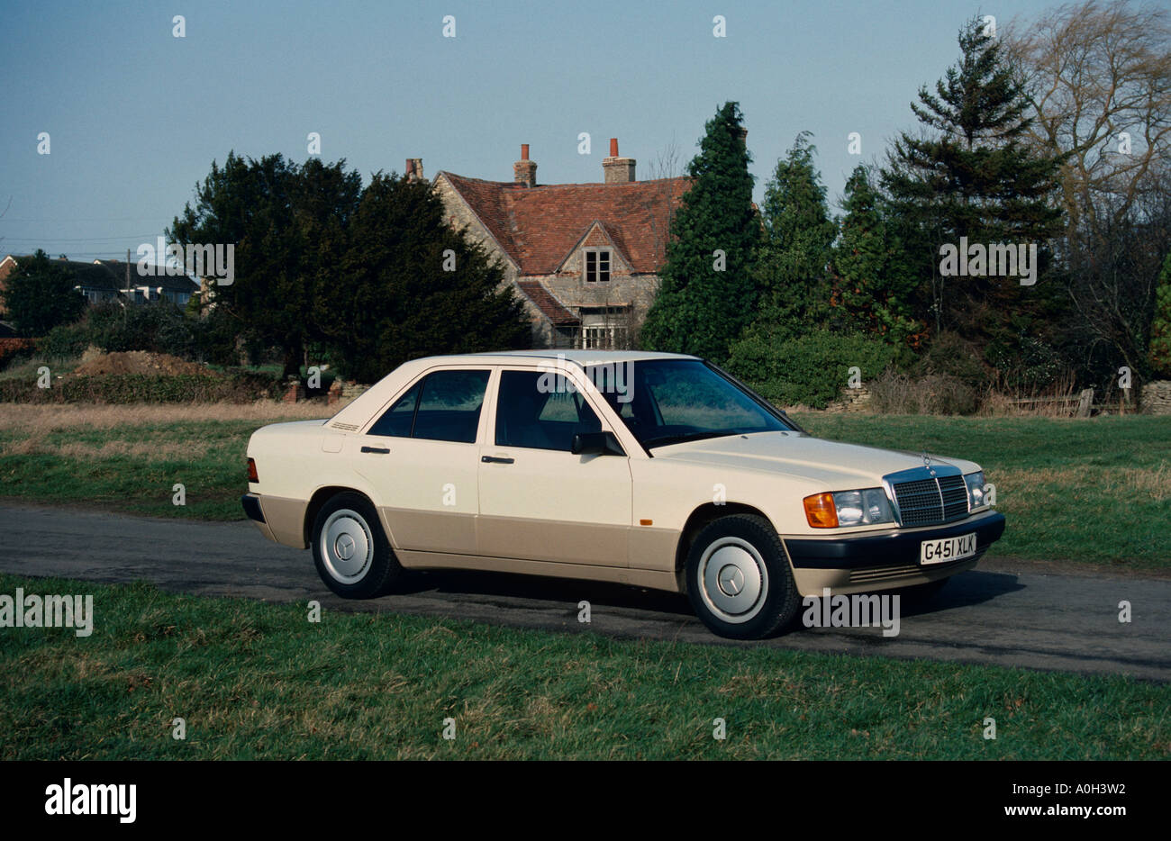 Mercedes Benz 190E. 1987 to 1993  W201 Stock Photo