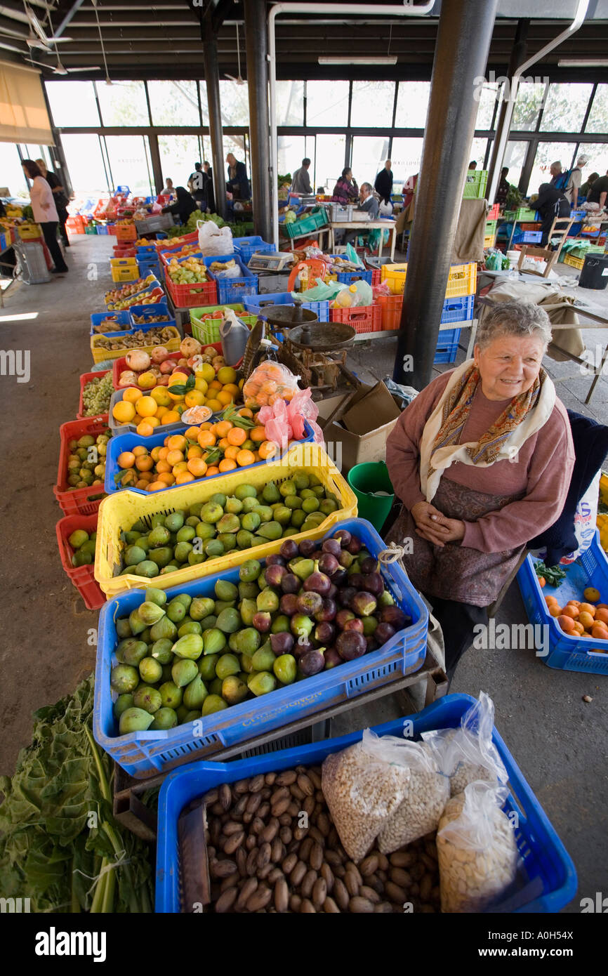 THE OLD MARKET IN PAPHOS, CYPRUS Stock Photo