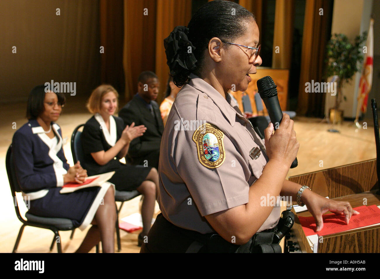 Miami Florida Poinciana Park Elementary School Fifth Grade Stock Photo