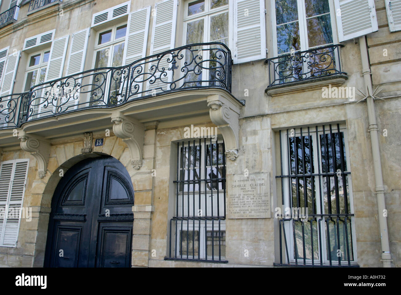 Former residence of Camille Claudel at 19 Quai de Bourbon Ile St Louis