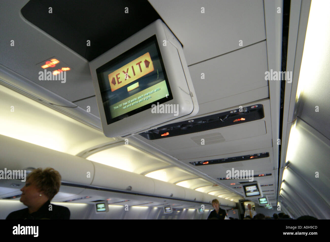 Cleveland Ohio Airport Continental Airlines Safety Instructions
