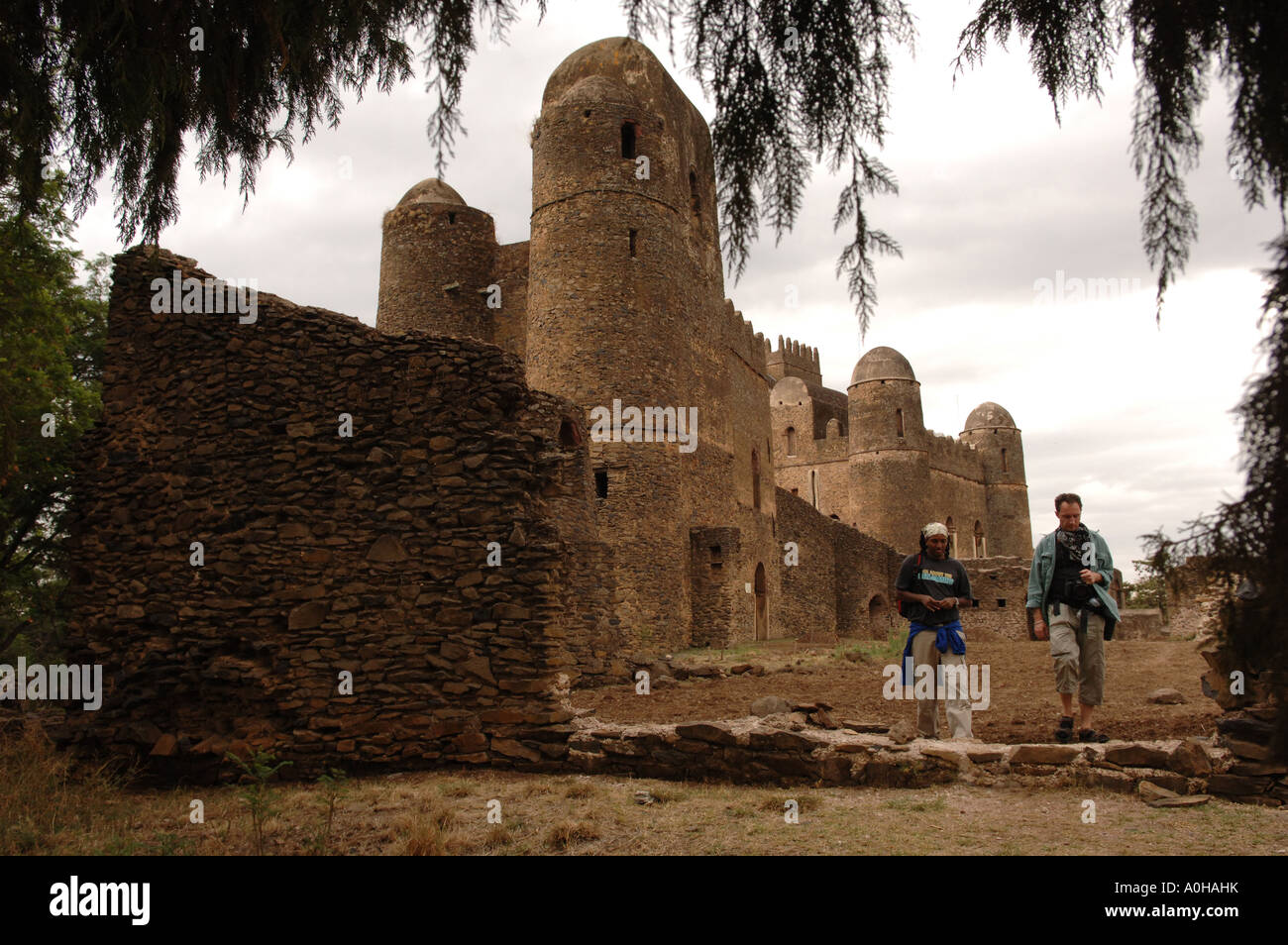 Ancient ruins in Gondor Ethiopia Africa Stock Photo Alamy