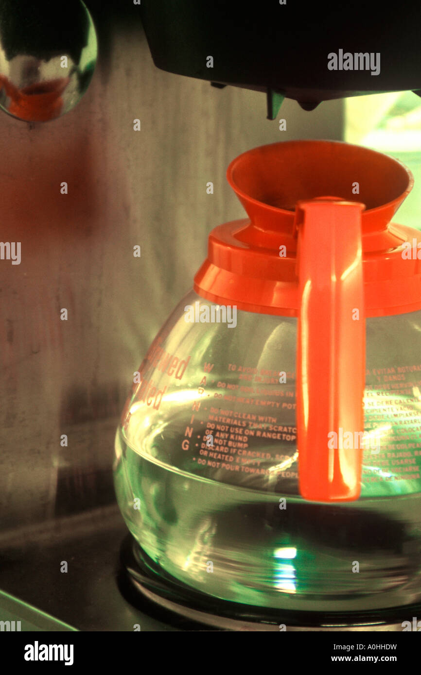 office glass drip coffee maker Stock Photo Alamy
