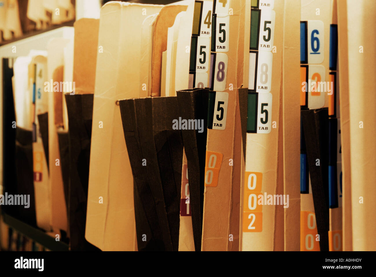 Office Files In a Lawyers Office Shelves Stacked Stock Photo - Alamy