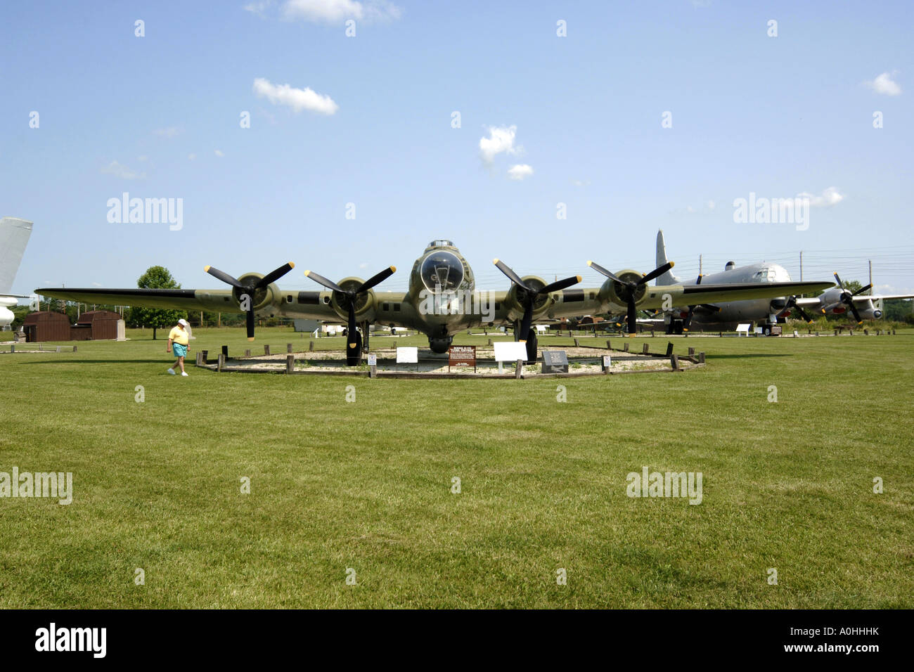 Boeing B17 Flying Fortress Miss Liberty Belle at the Grissom AFB in Indiana Stock Photo Alamy