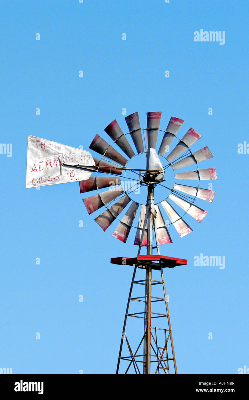 Wind Powered Water Pump Stock Photos & Wind Powered Water Pump Stock