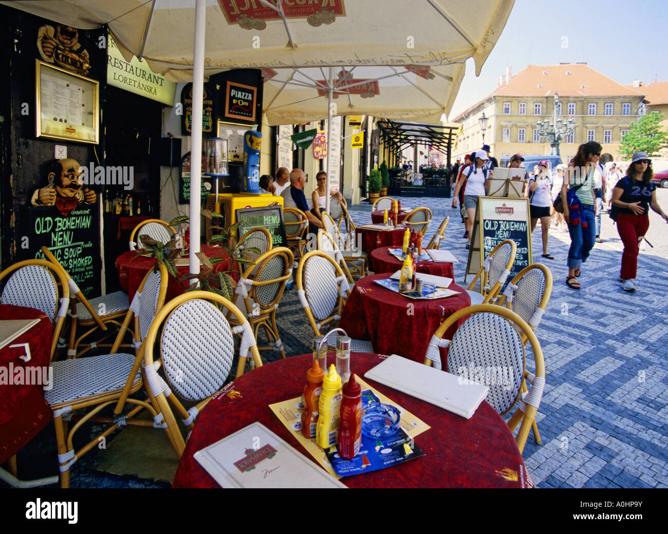 Restaurant Mala Strana in Prague Czech Republic Stock Photo Alamy