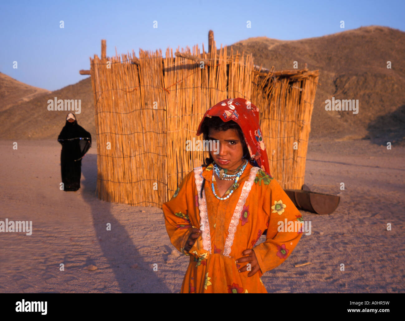 Desert bedouin woman children home hi-res stock photography and images ...