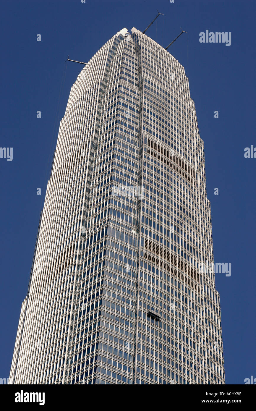 China Hong Kong Central Skyline HKSB International Finance Centre 2 IFC2 tower Stock Photo