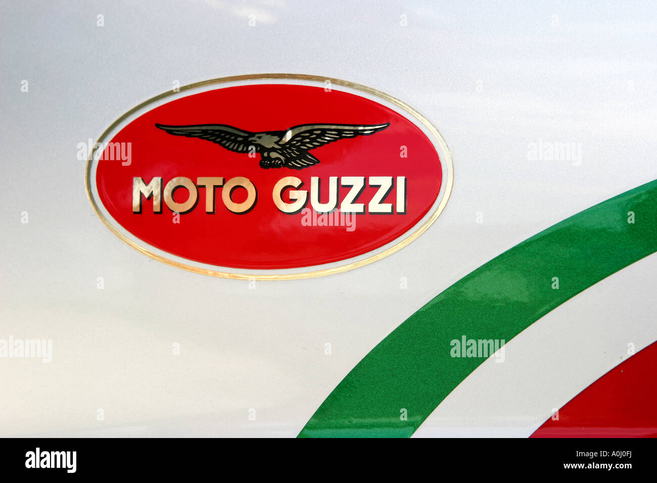 Moto Guzzi, motorcycle emblem Stock Photo
