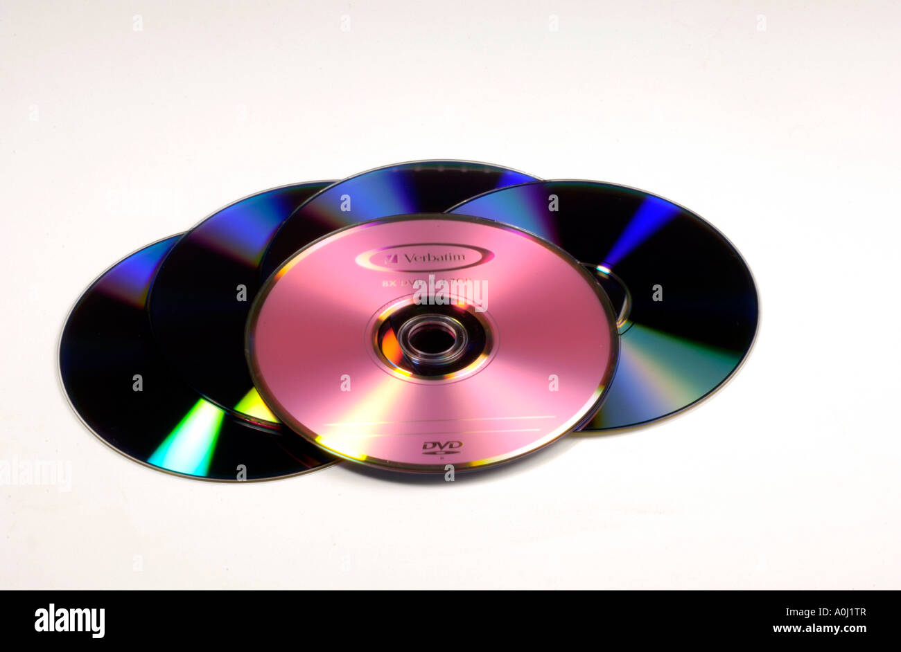 Blank CDs / DVDs Stock Photo Alamy
