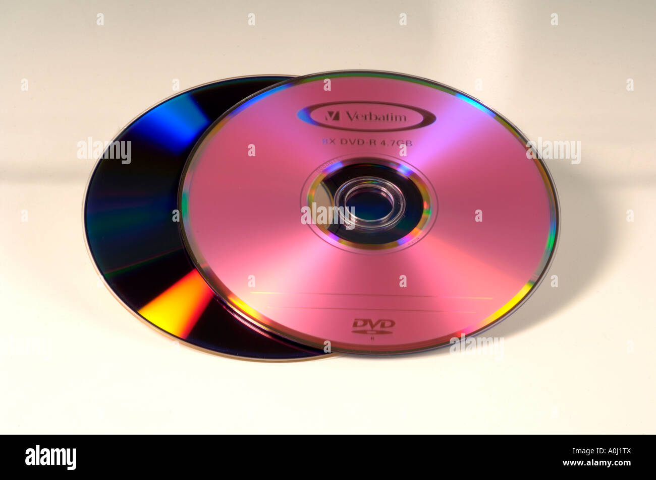 Blank DVDs / CDs Stock Photo Alamy