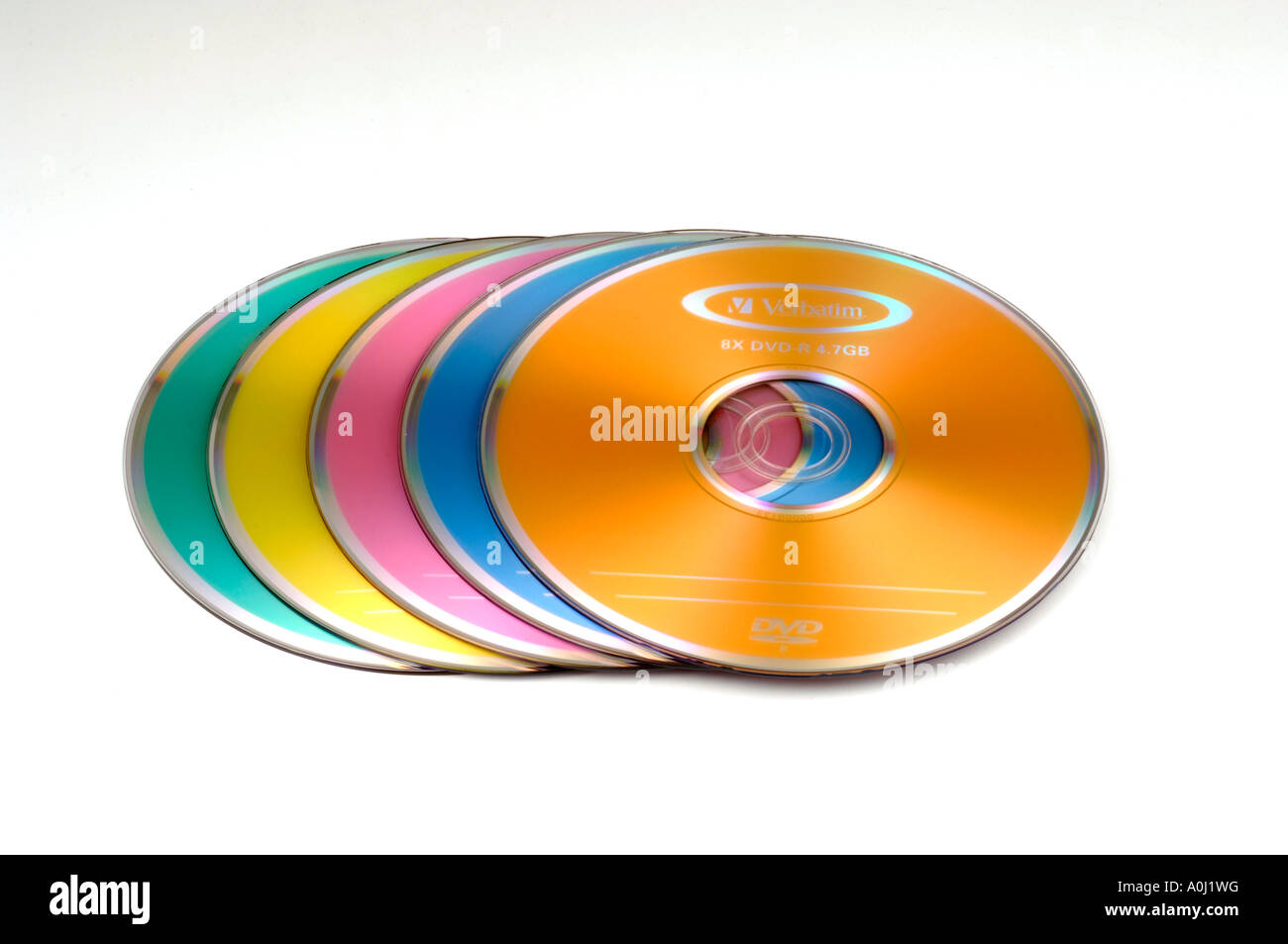 Blank DVDs / CDs Stock Photo Alamy