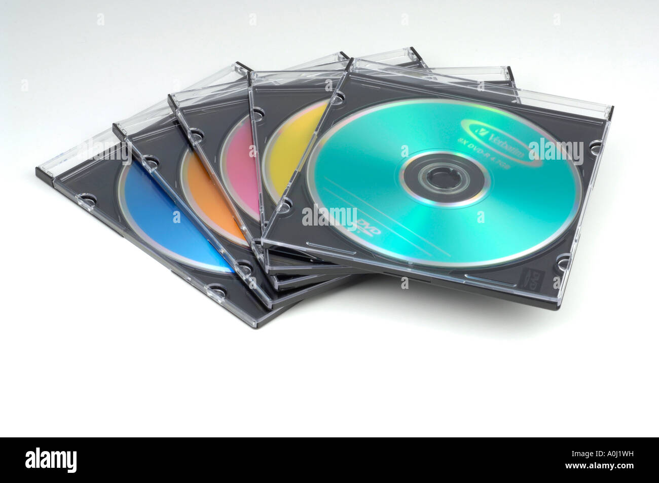 Blank DVDs / CDs Stock Photo Alamy