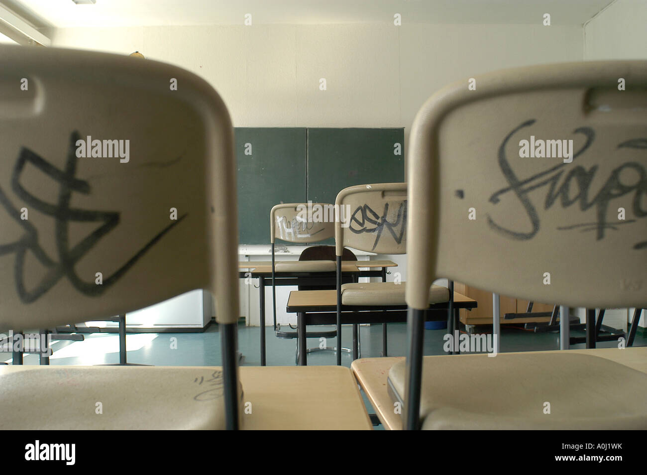 Graffiti in a school Stock Photo Alamy