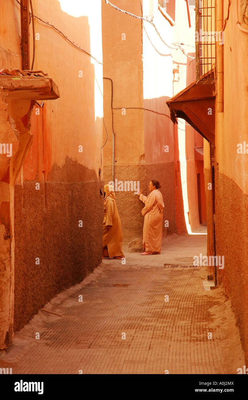 Alley in the Medina , Marakesh , Marokko , Afrika Stock Photo